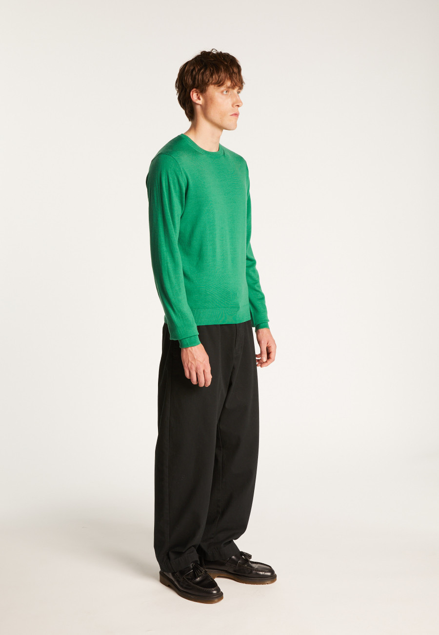 Merino Wool Crewneck Sweater - Eddie