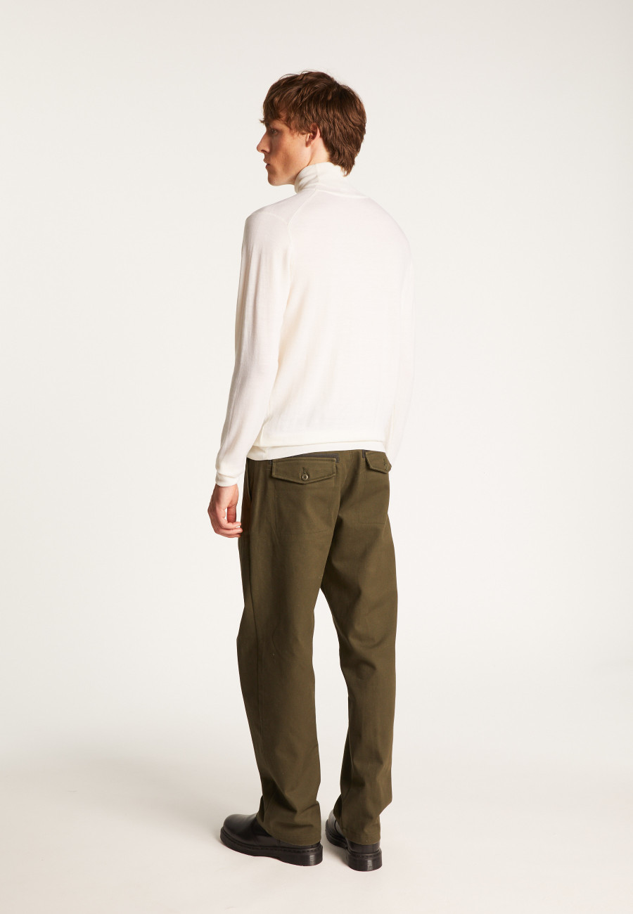 Merino Wool Turtleneck Sweater - Enzo