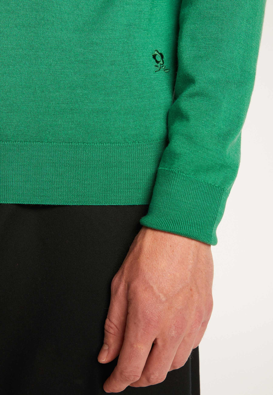 Suéter de gola alta em lã merino - Enzo