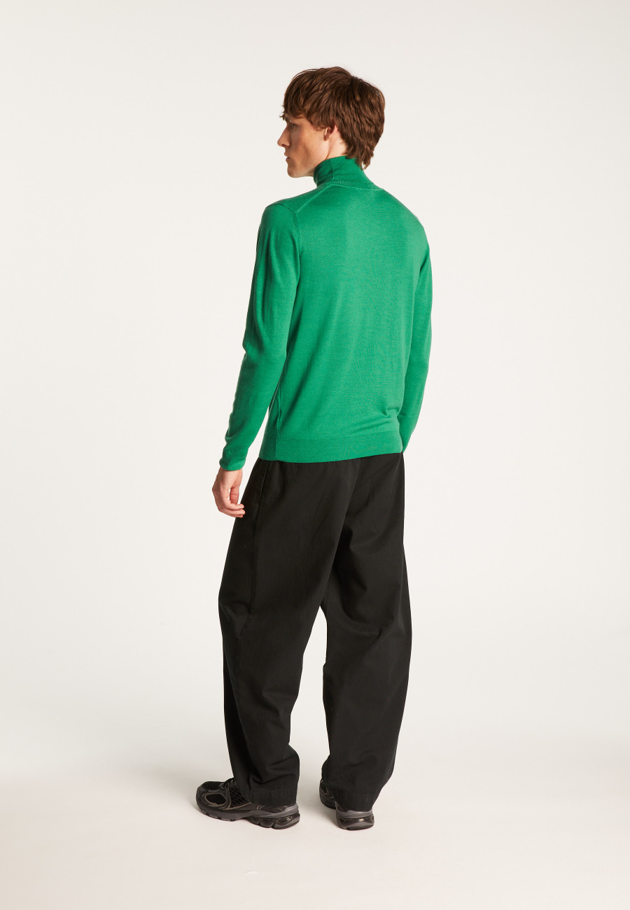 Merino Wool Turtleneck Sweater - Enzo