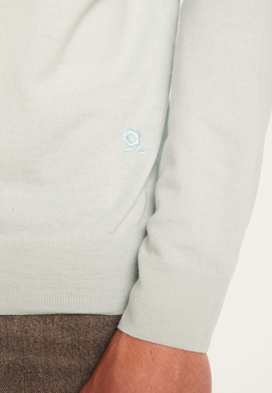 Merino Wool Turtleneck Sweater - Enzo