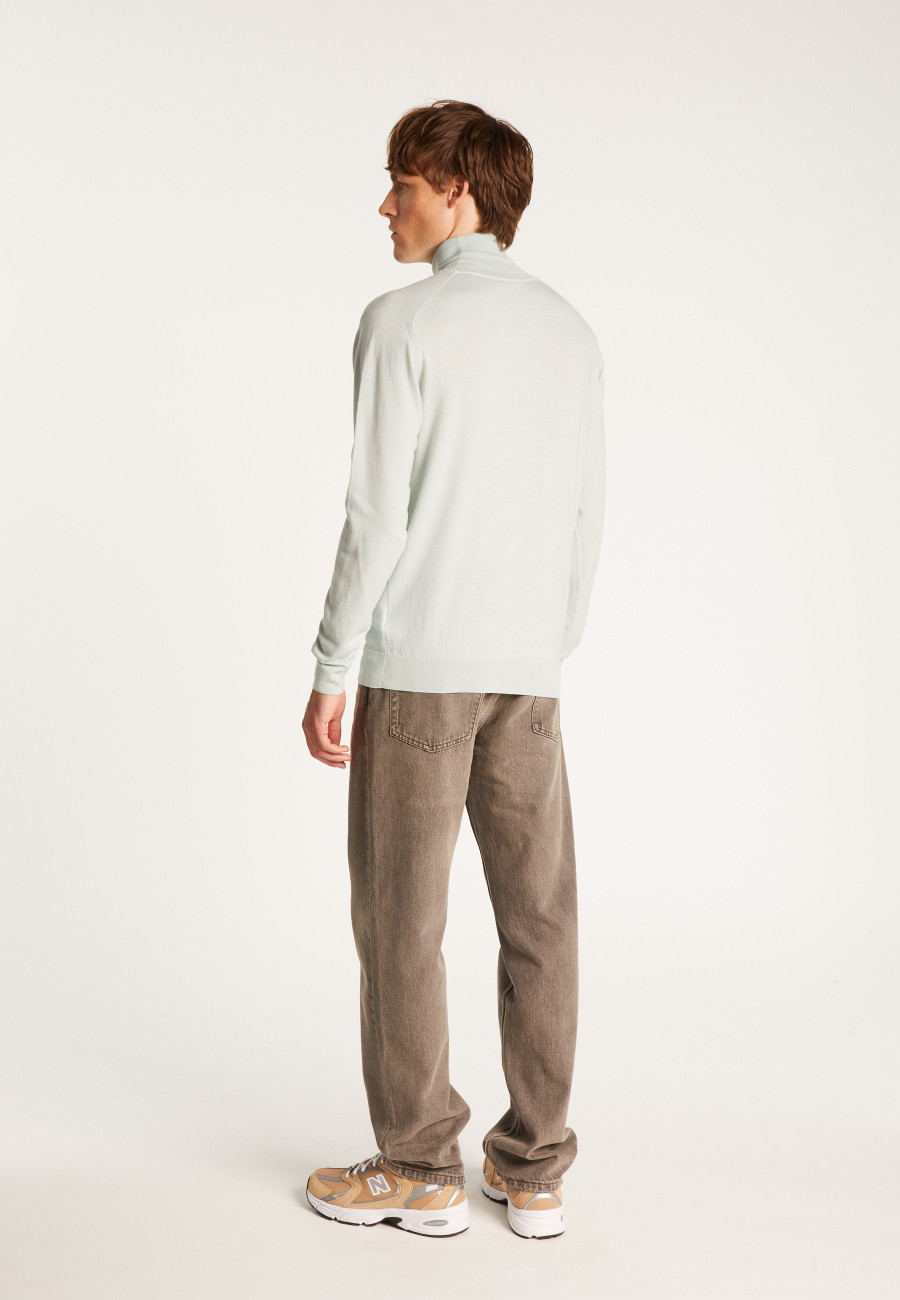 Suéter de gola alta em lã merino - Enzo