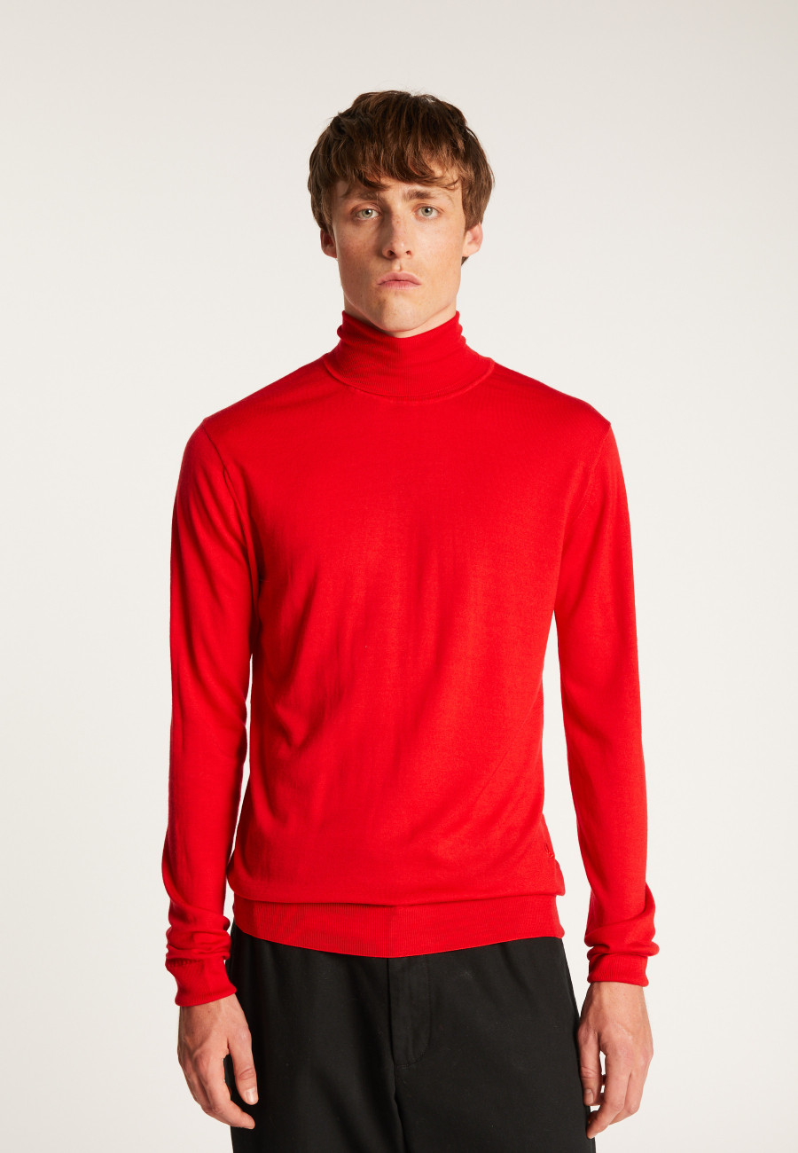 Merino Wool Turtleneck Sweater - Enzo