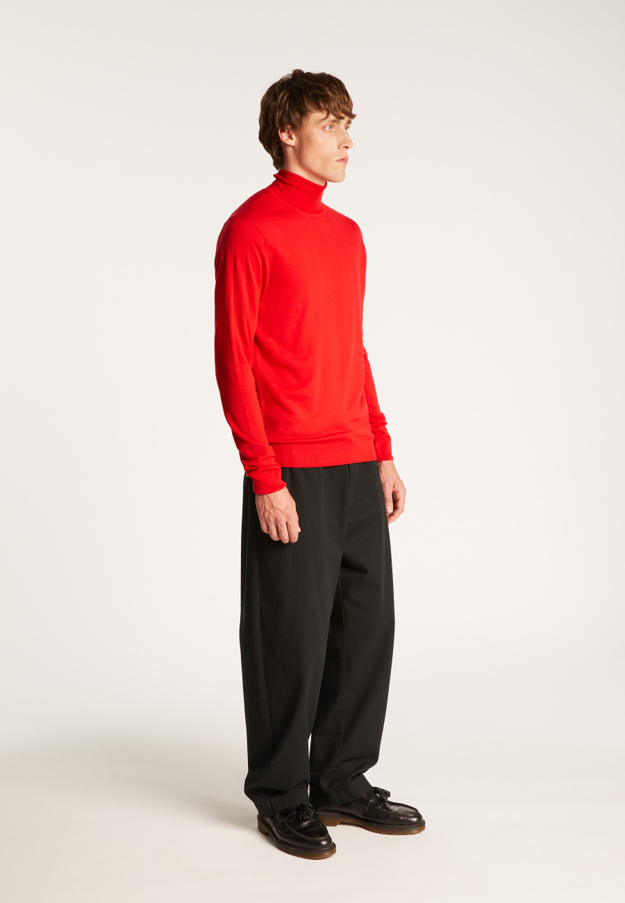 Merino Wool Turtleneck Sweater - Enzo