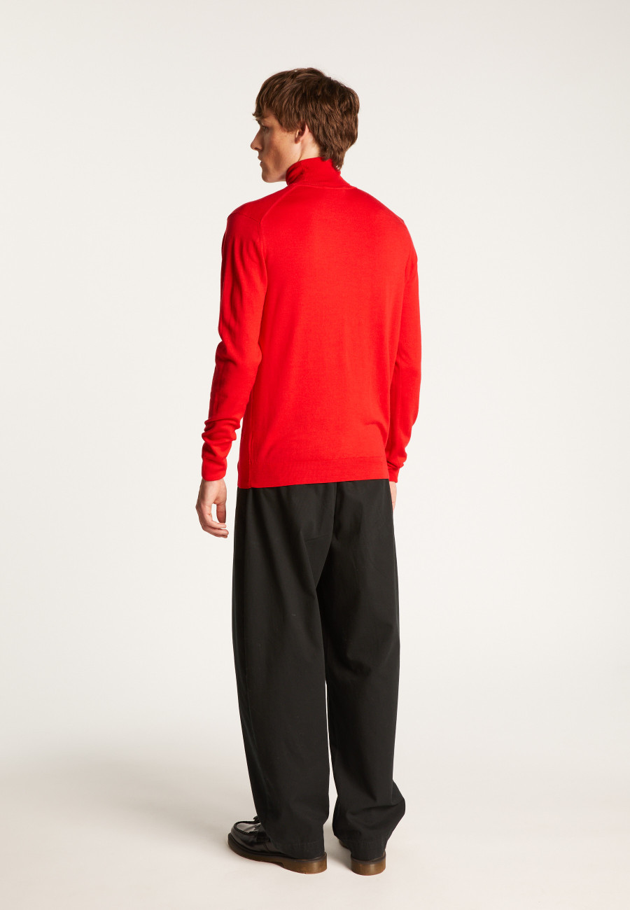 Suéter de gola alta em lã merino - Enzo