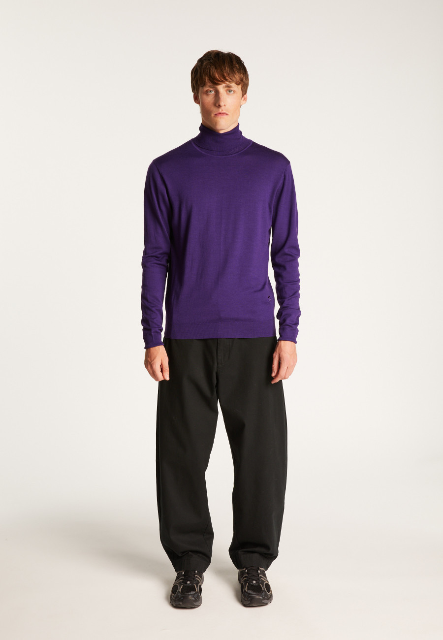 Merino Wool Turtleneck Sweater - Enzo