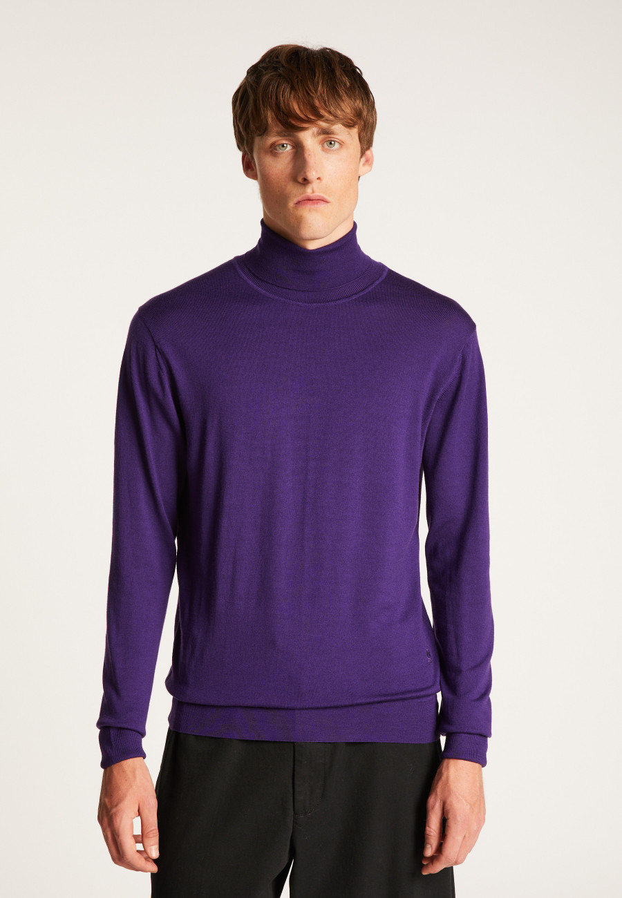 Merino Wool Turtleneck Sweater - Enzo