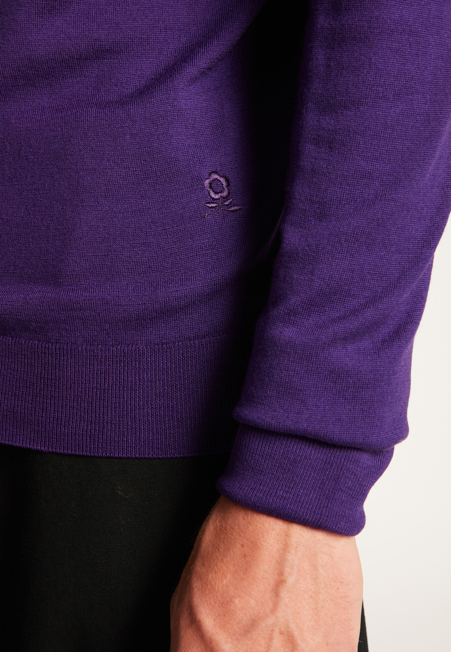 Merino Wool Turtleneck Sweater - Enzo