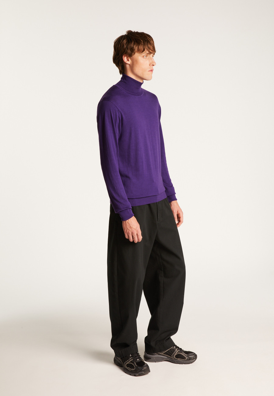 Merino Wool Turtleneck Sweater - Enzo