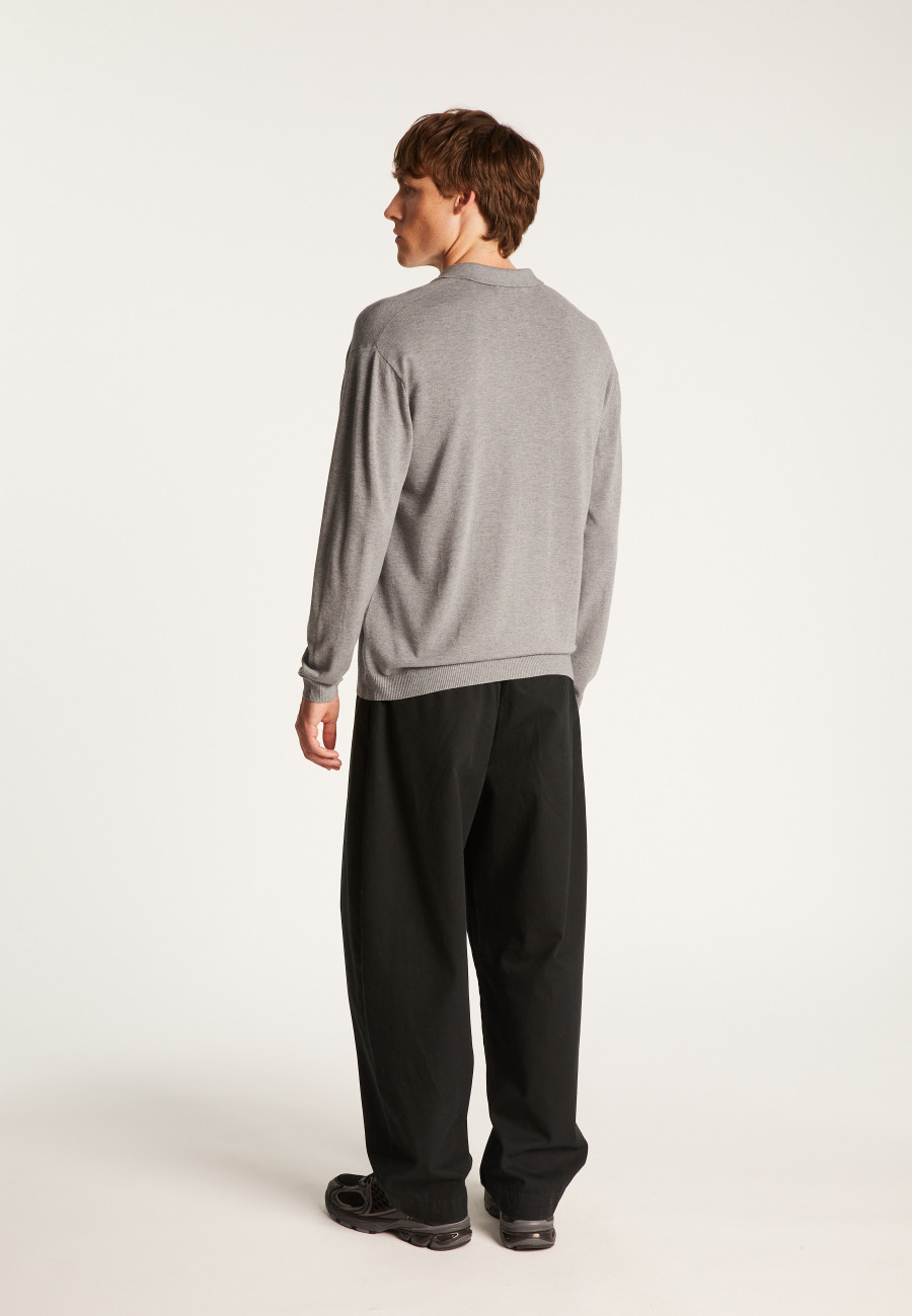 Camisa polo de mistura de lã - Thibaud