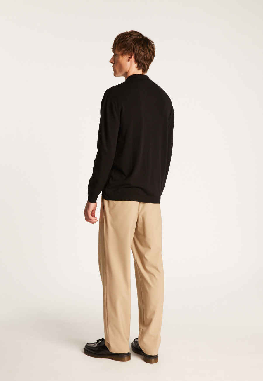 Technical wool polo shirt - Thibaud