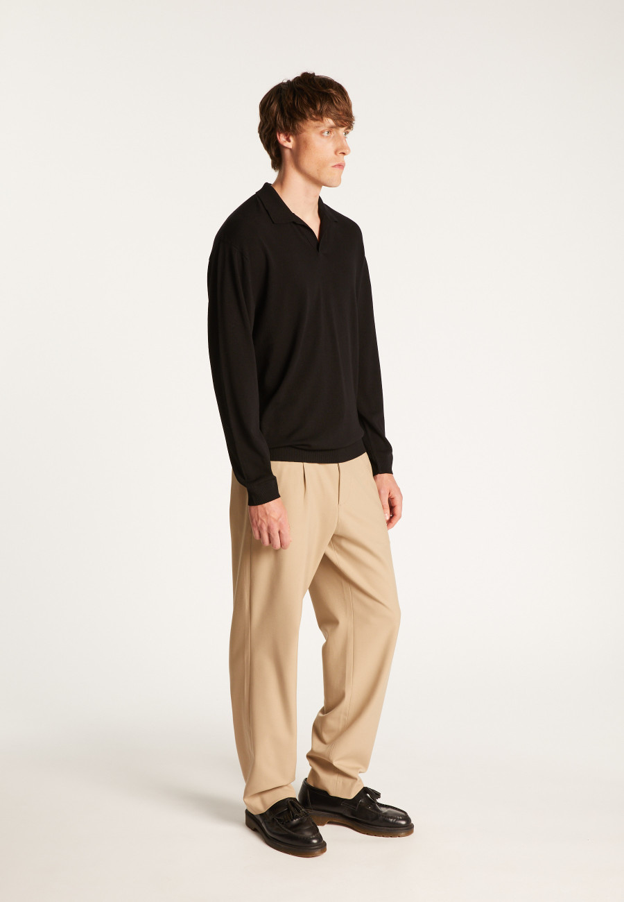 Technical wool polo shirt - Thibaud