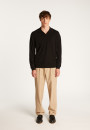 Pull col polo en viscose et laine - Thibaud
