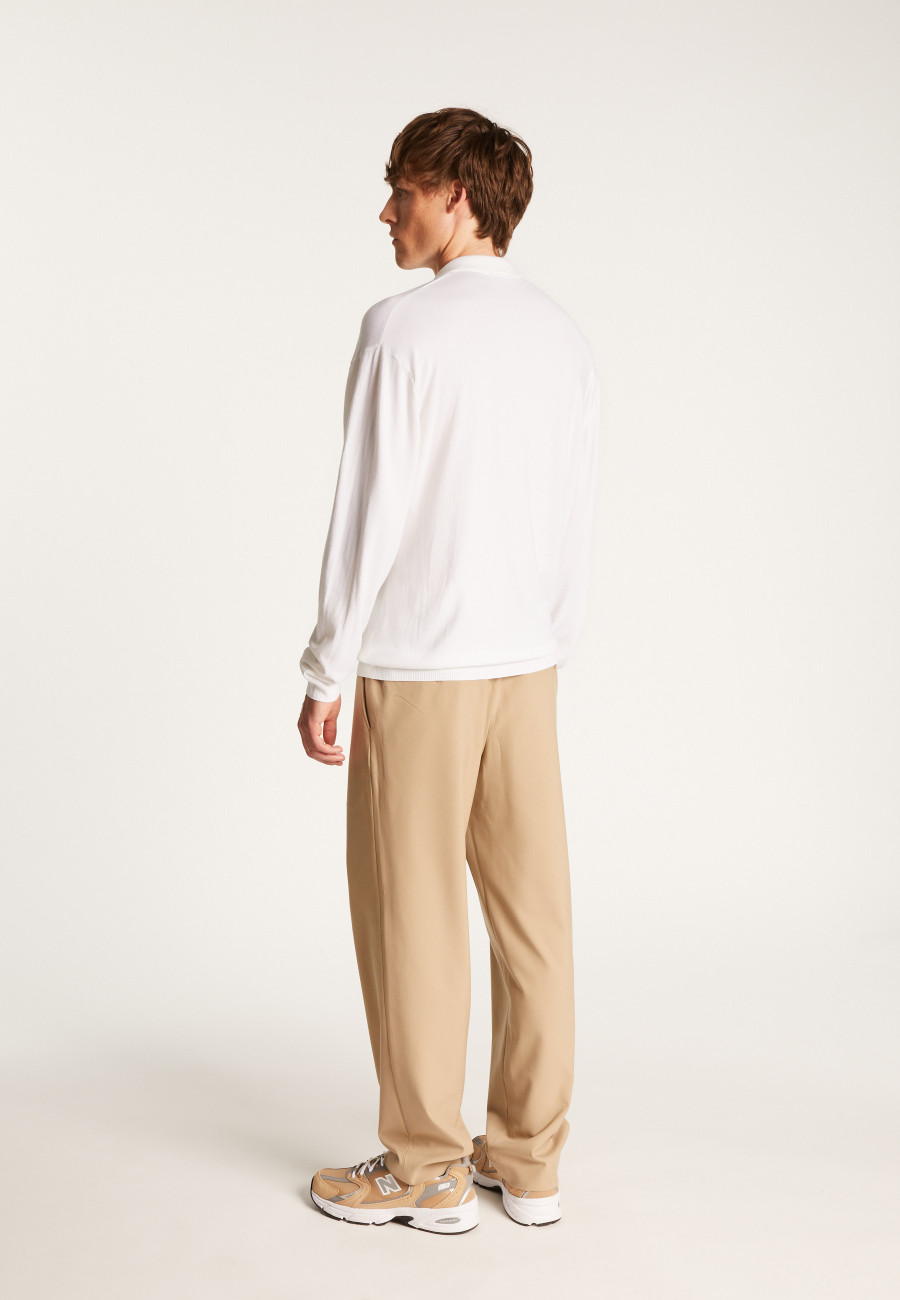 Camisa polo de mistura de lã - Thibaud