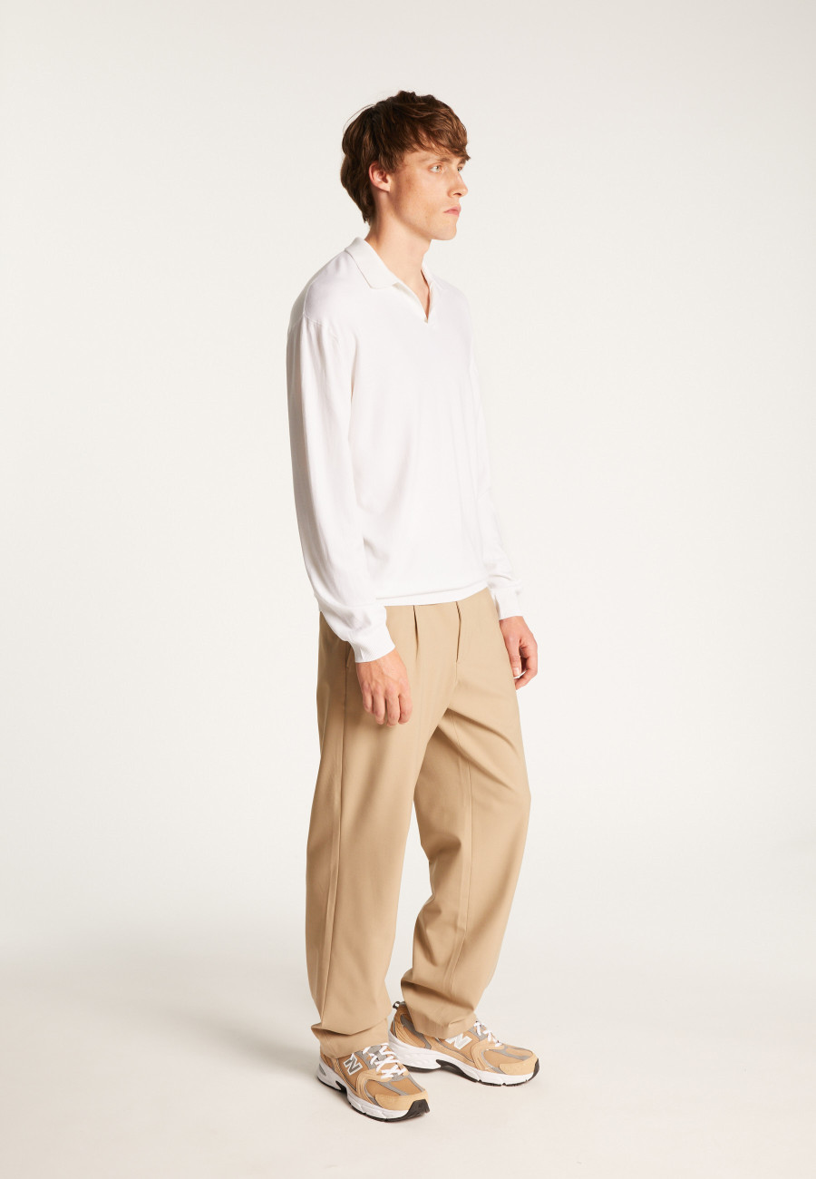 Technical wool polo shirt - Thibaud