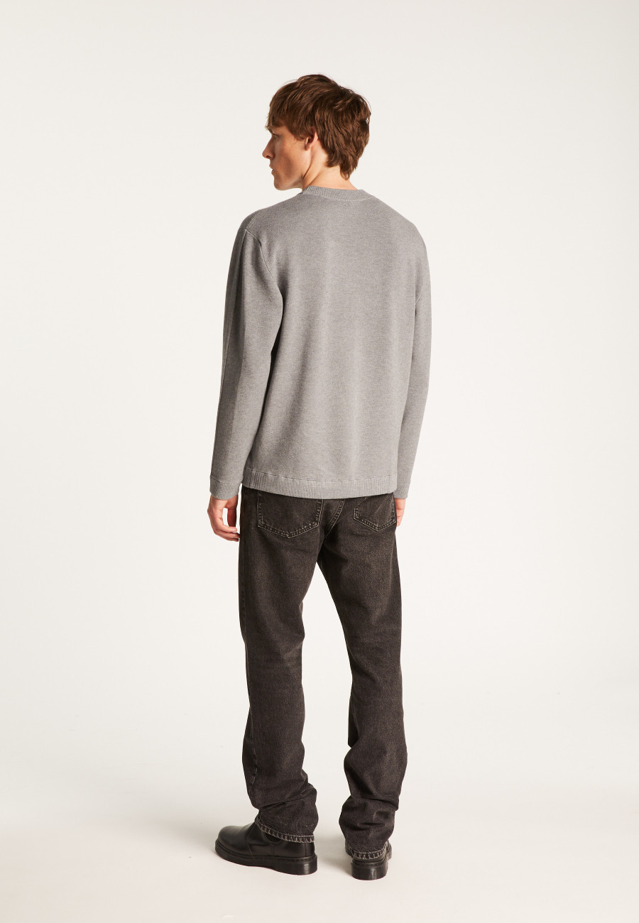 Technical wool logo sweater - Thimothée