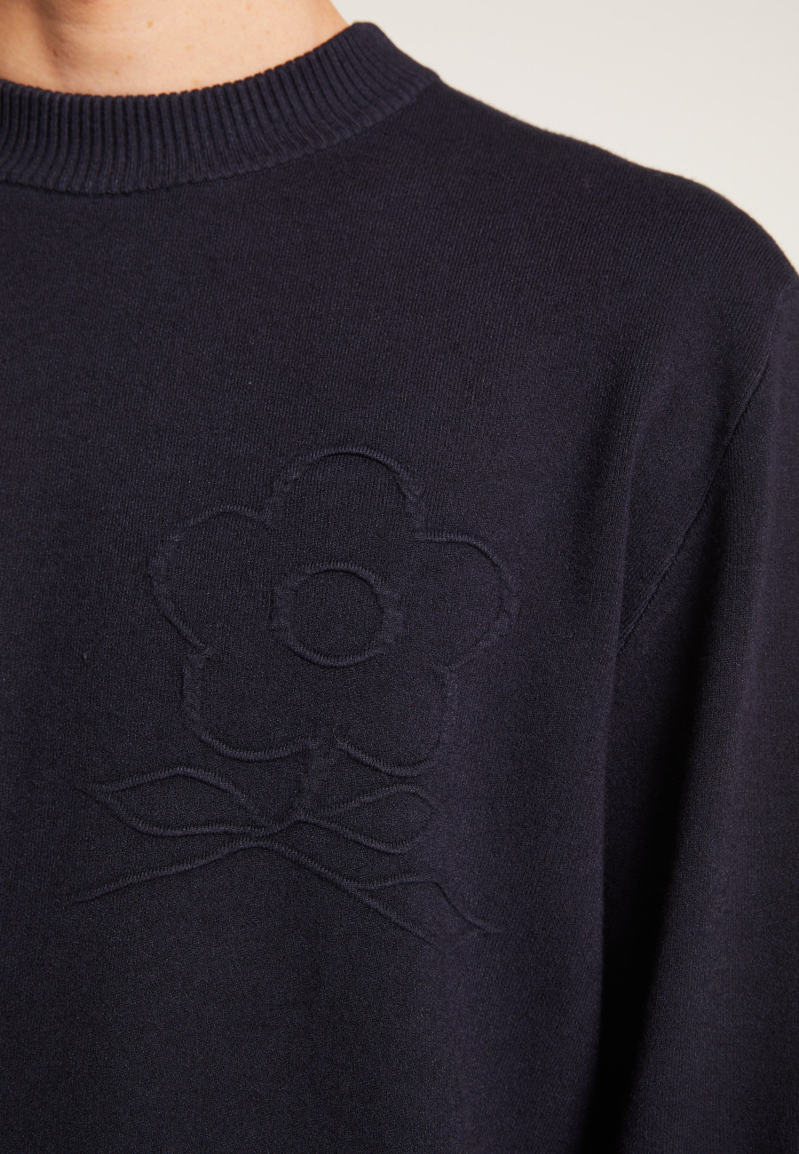 Technical wool logo sweater - Thimothée