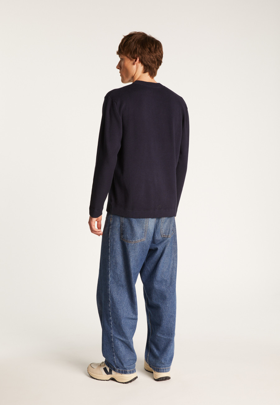 Technical wool logo sweater - Thimothée