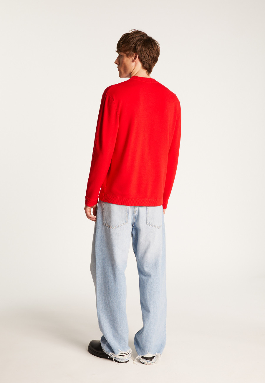 Suéter de gola redonda em viscose e lã - Thimothée