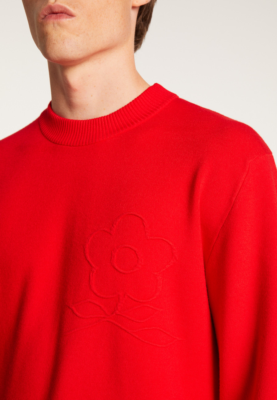 Technical wool logo sweater - Thimothée