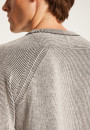 Pull col rond en laine velours  - Tino