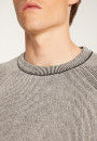 Pull col rond en laine velours  - Tino