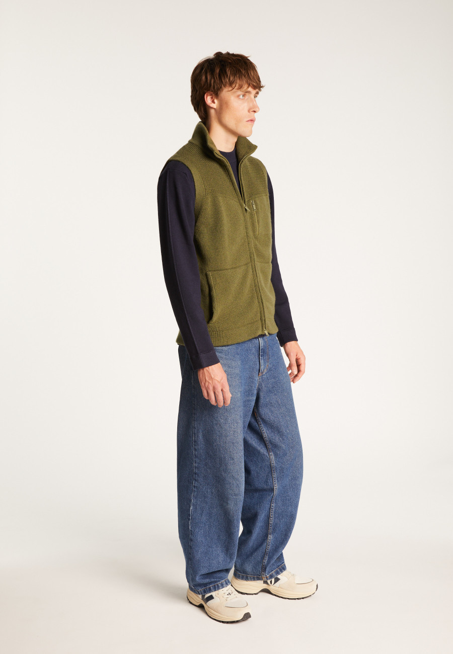 Jaqueta sem mangas de lã e caxemira - Thula