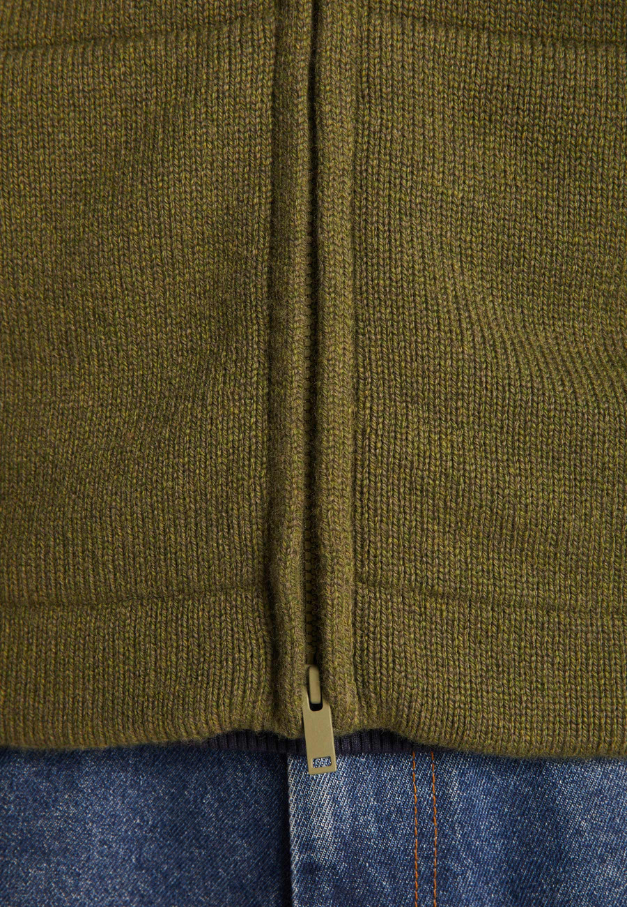 Jaqueta sem mangas de lã e caxemira - Thula