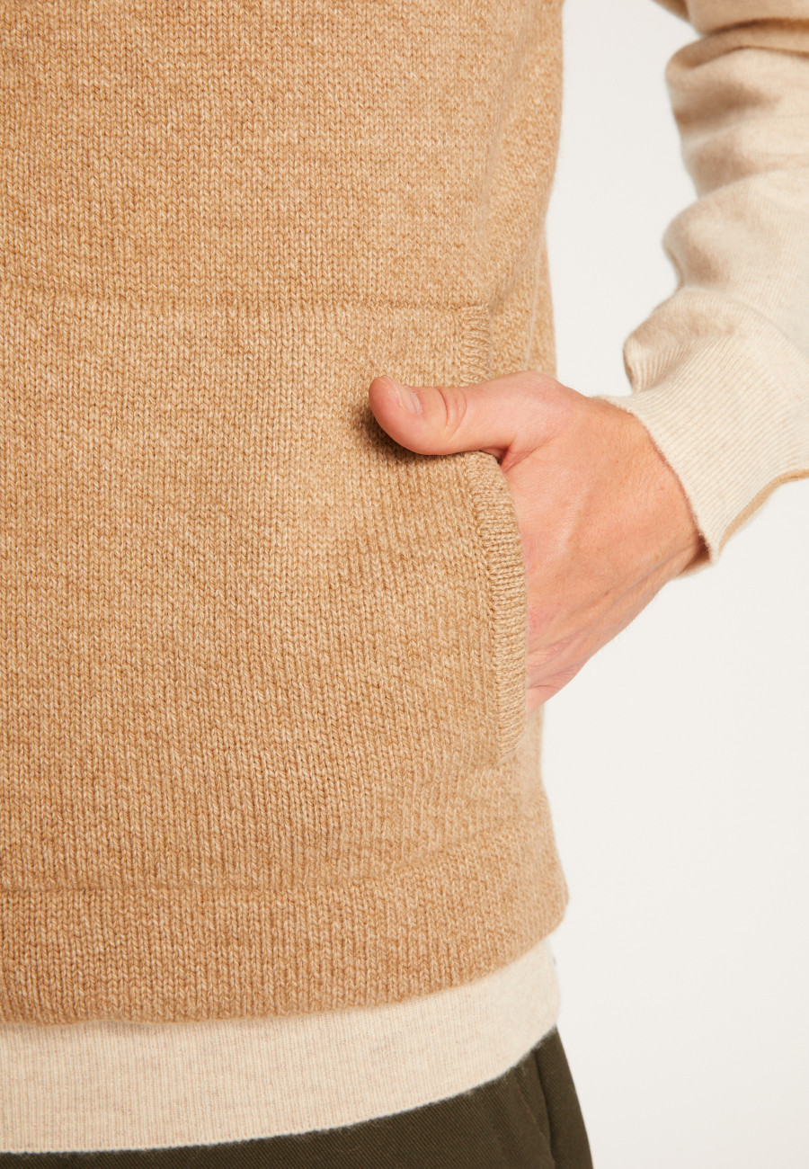 Jaqueta sem mangas de lã e caxemira - Thula