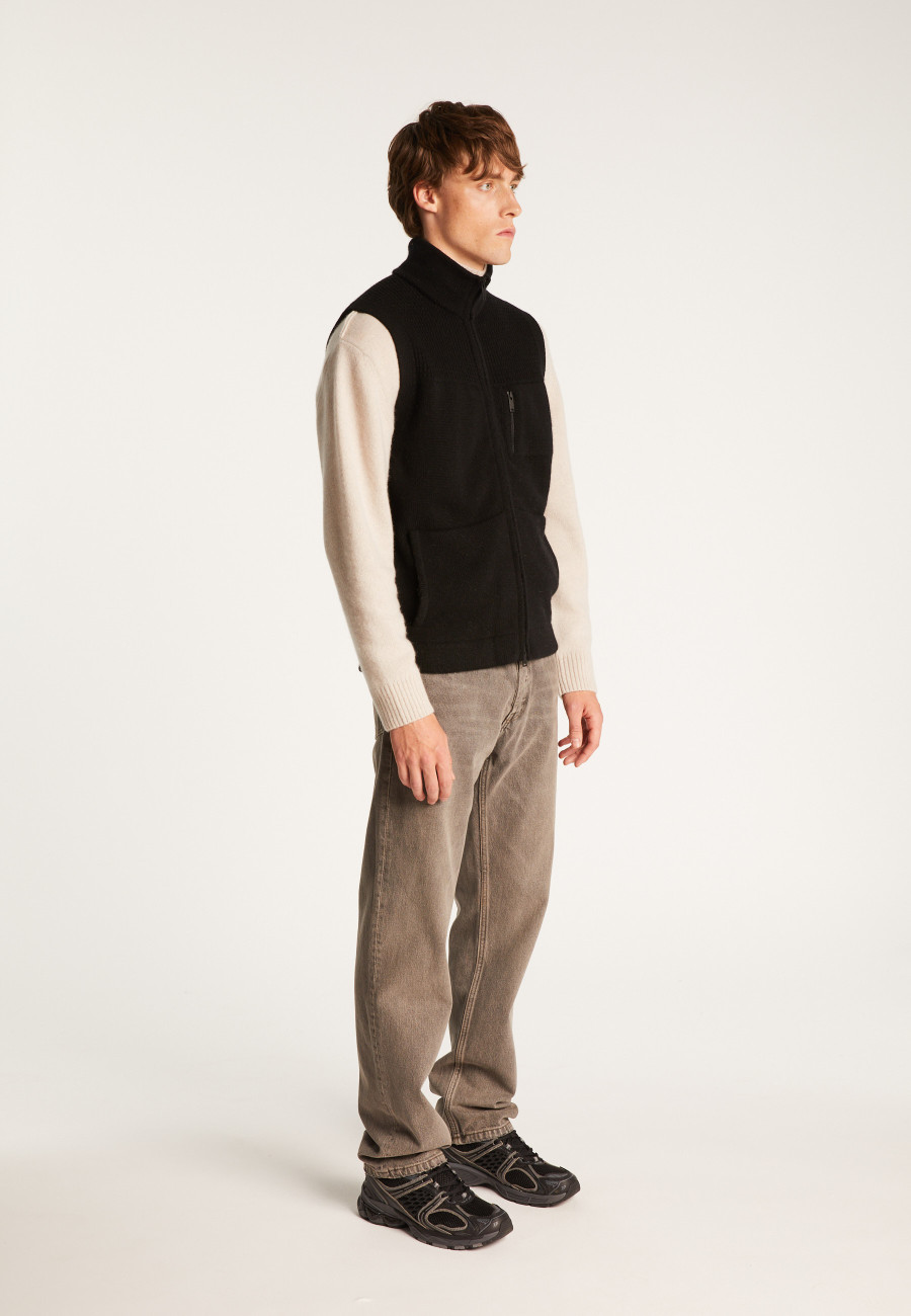 Jaqueta sem mangas de lã e caxemira - Thula