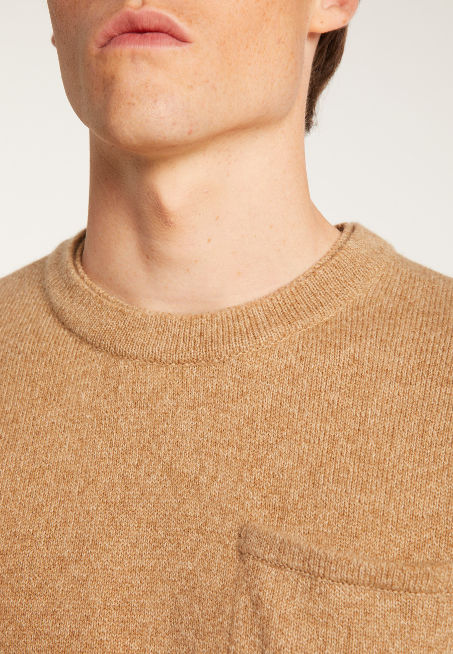 Wool and cashmere crewneck sweater - Tylan