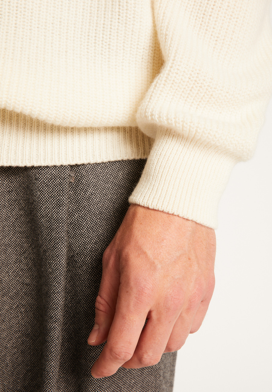 Suéter Trucker de Lã Merino com Corte Solto - Tahoe