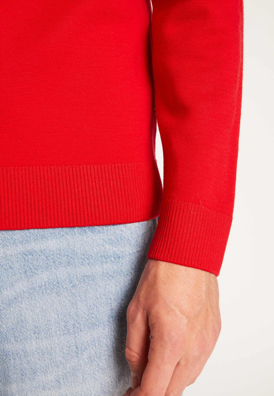 Colete de lã merino com botões - Ezra