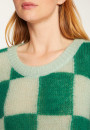 Loose round neck sweater in mohair - Rozana
