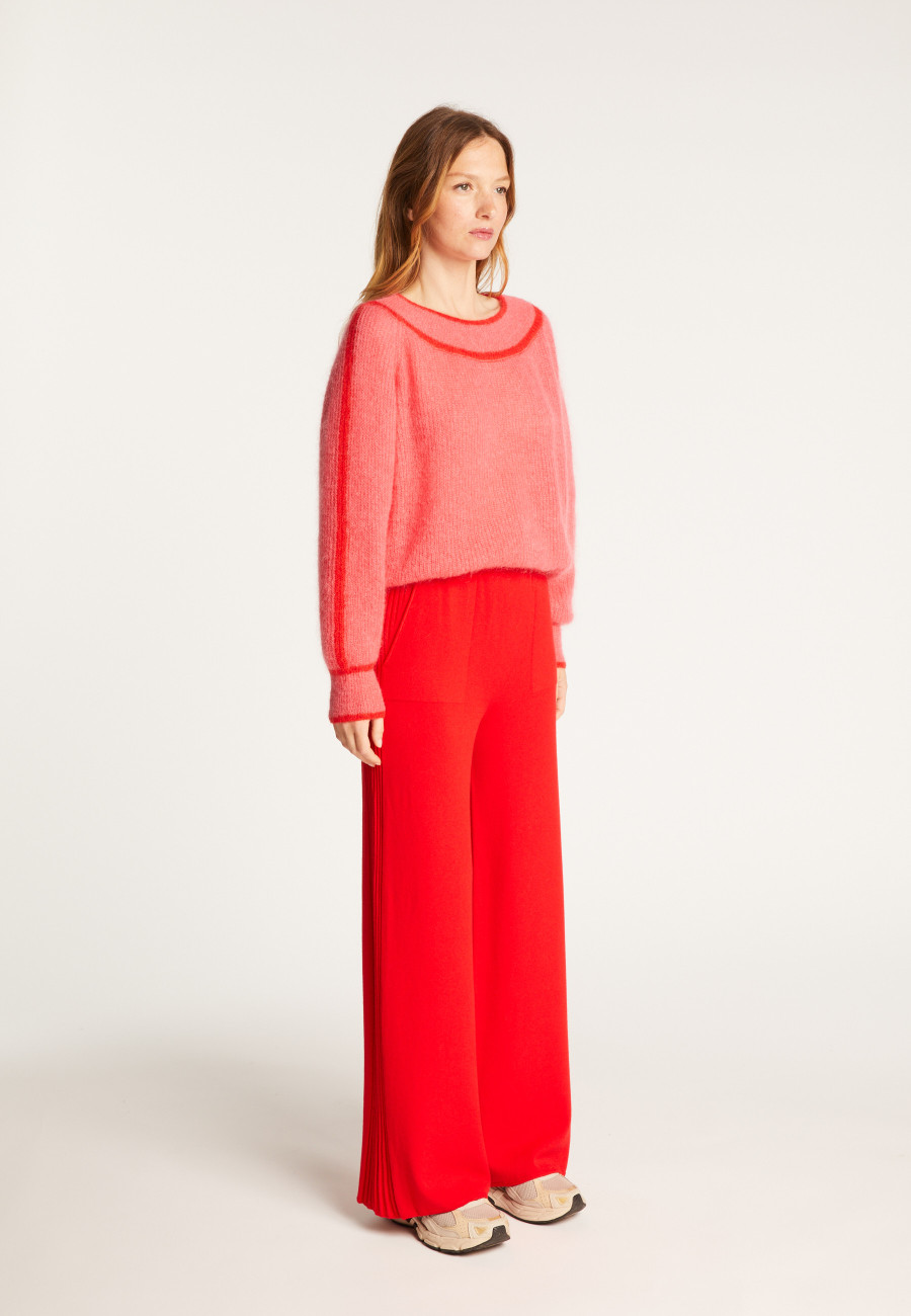 Calças de mistura de lã - Rebecca