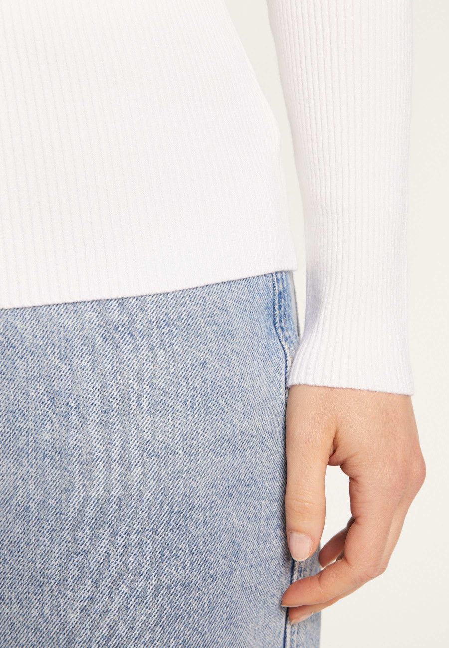 Suéter de gola alta com mistura de lã - Reagan