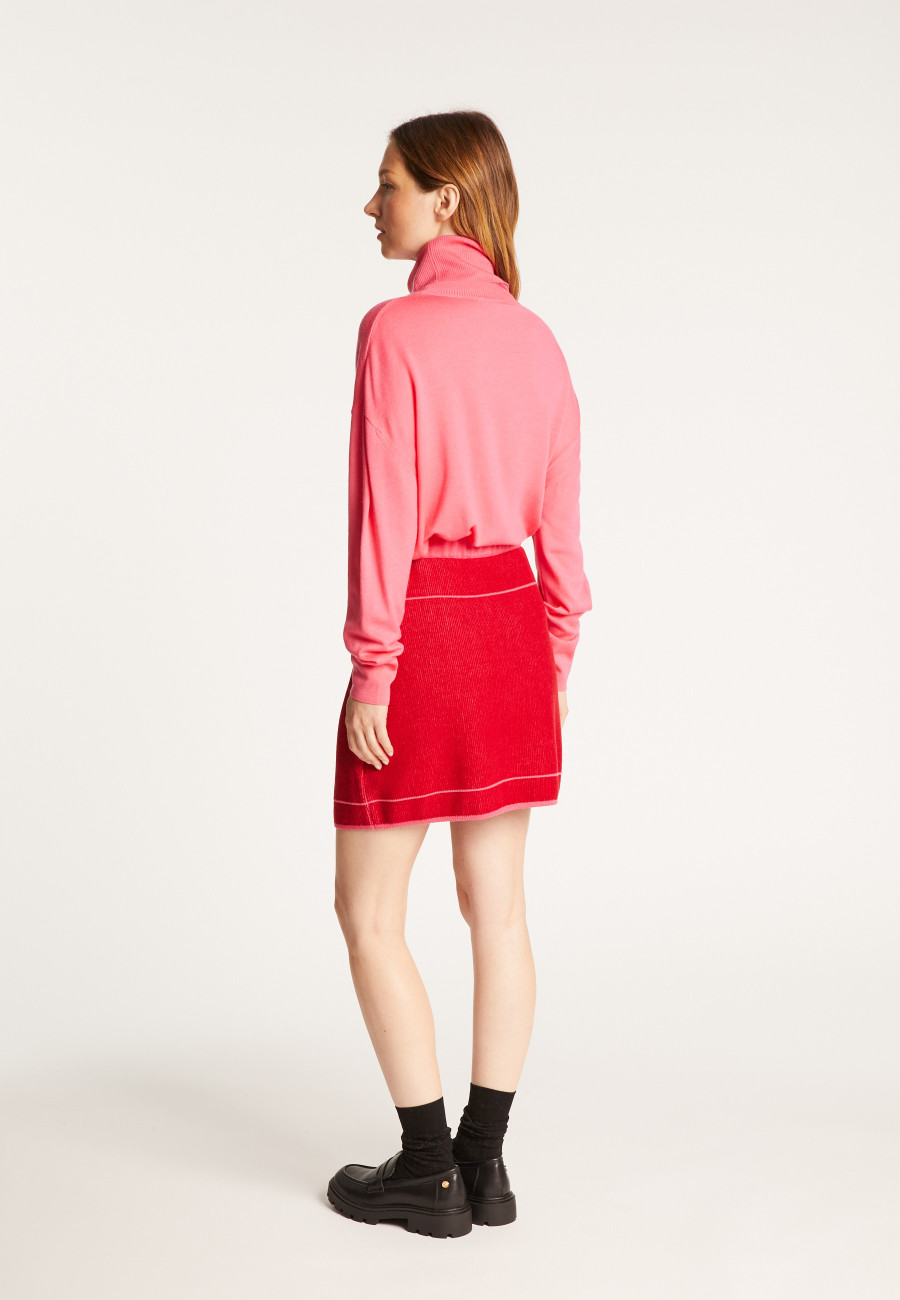 Suéter de gola alta em lã merino - Alisa