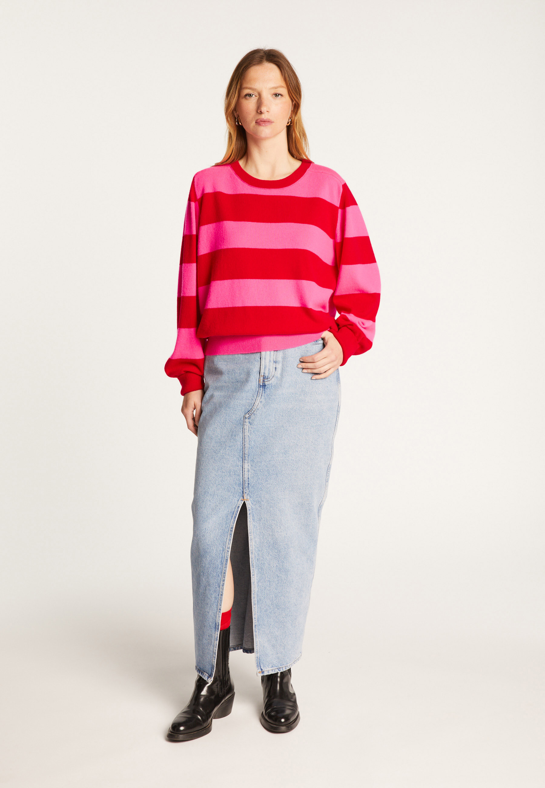 Striped cashmere sweater - Rosie
