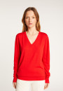 V-neck merino wool sweater - Arya