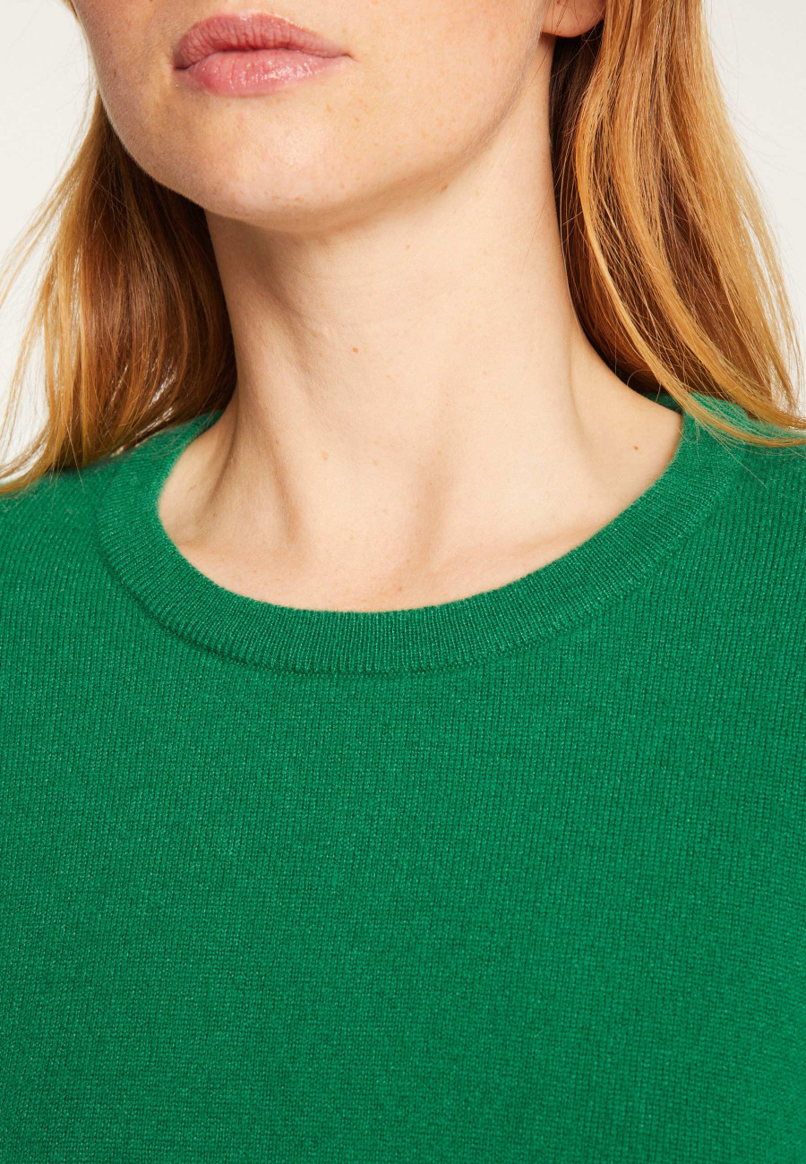 Suéter de cashmere com gola redonda - Abeline