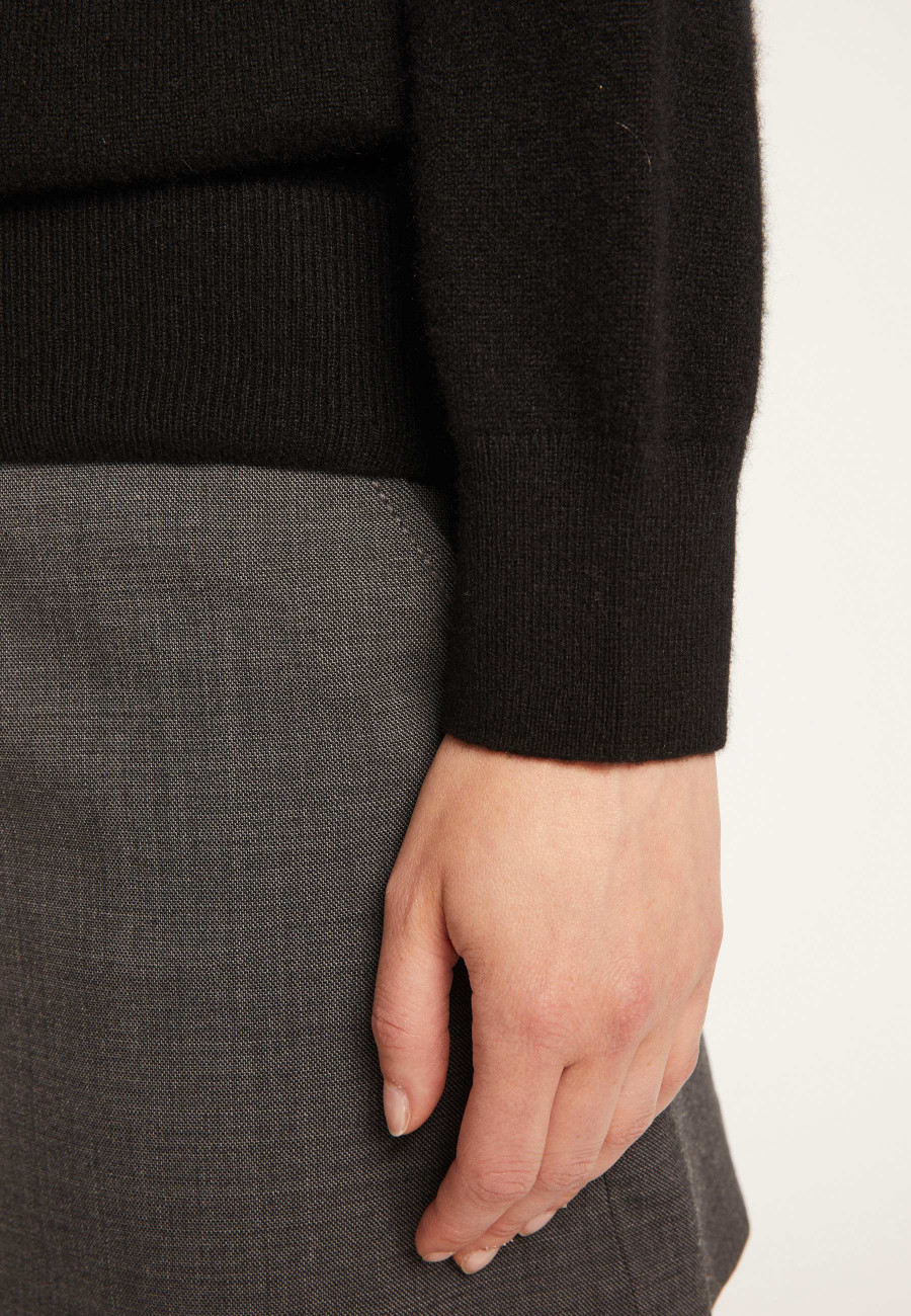 Suéter de cashmere com gola redonda - Abeline