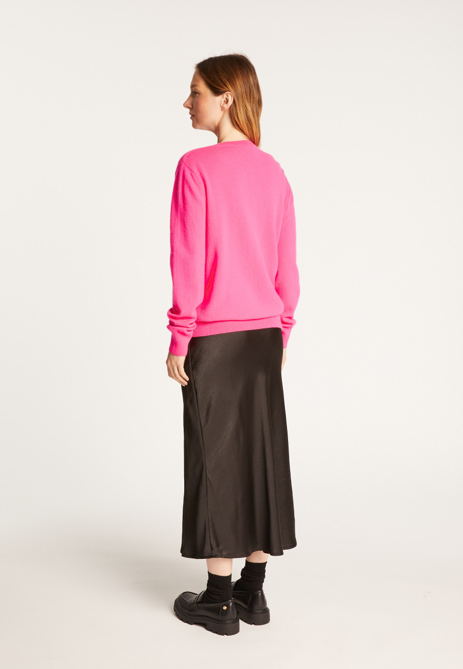 Suéter de cashmere com decote em V - Abel