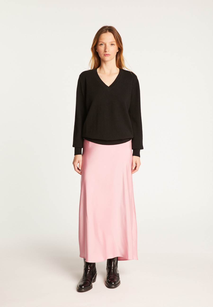 Suéter de cashmere com decote em V - Abel