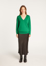 Pull col V en laine mérinos - Arya 8650