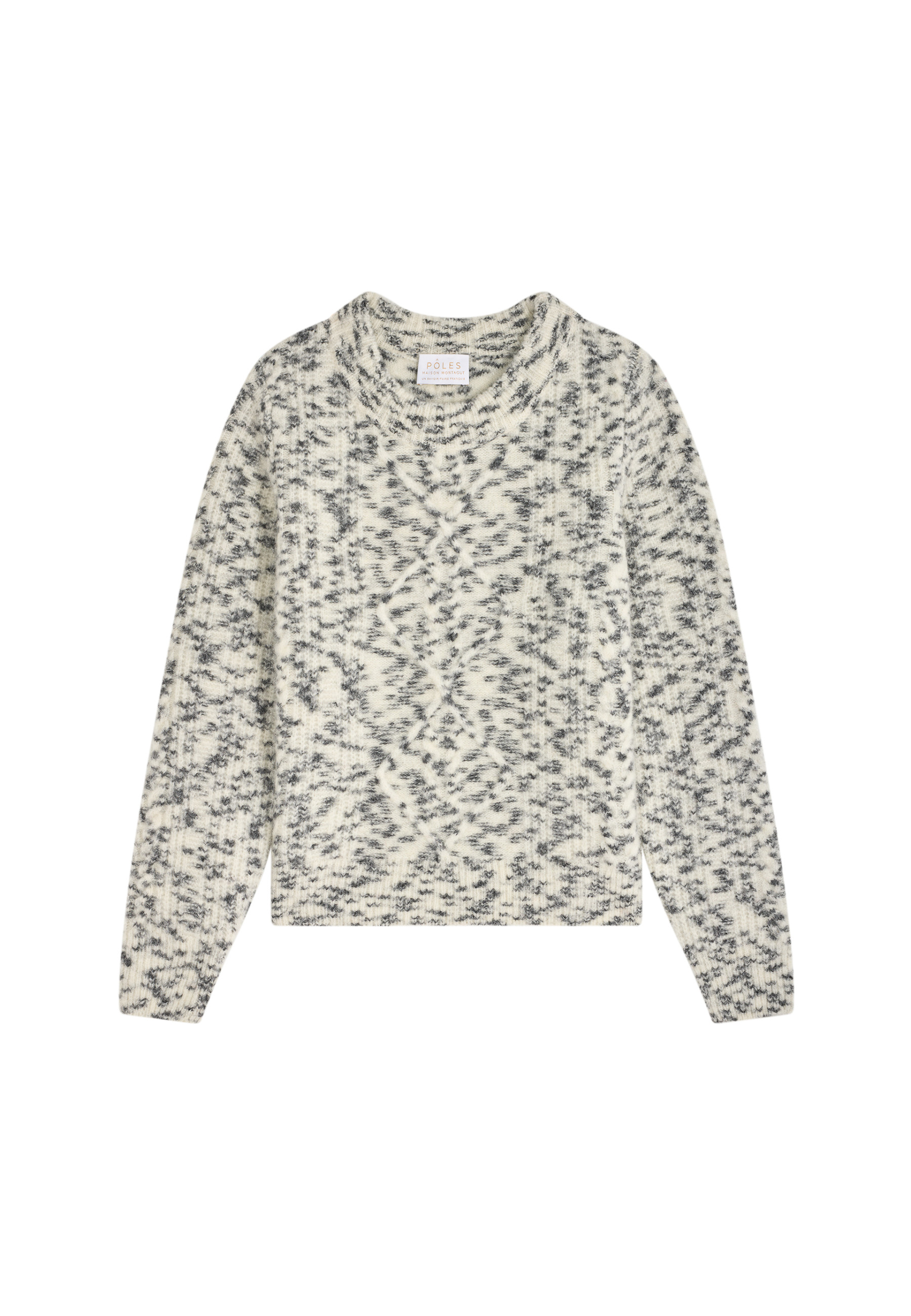 Pull col rond en laine mohair - Vanessa