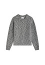 Round neck mohair wool sweater - Vanessa