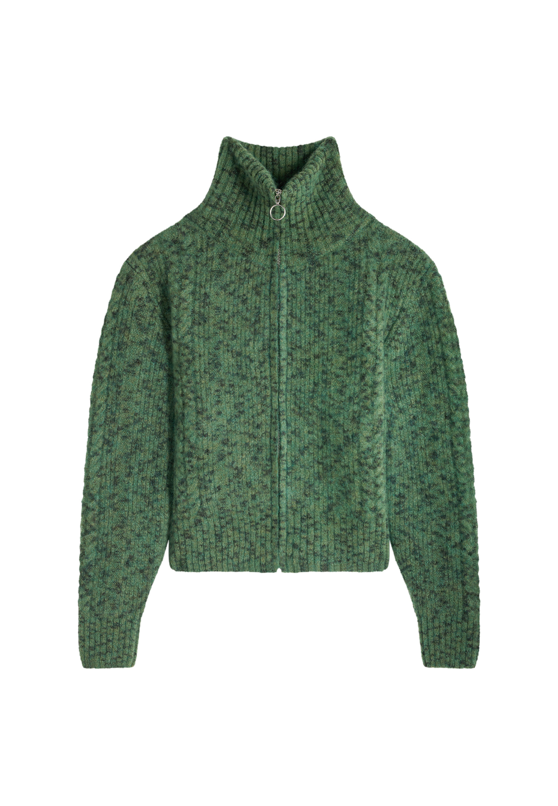 Veste zippée en laine mohair - Valentine