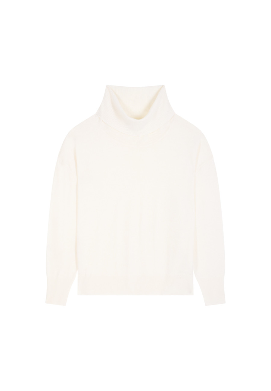 Suéter de gola alta em lã merino - Alisa