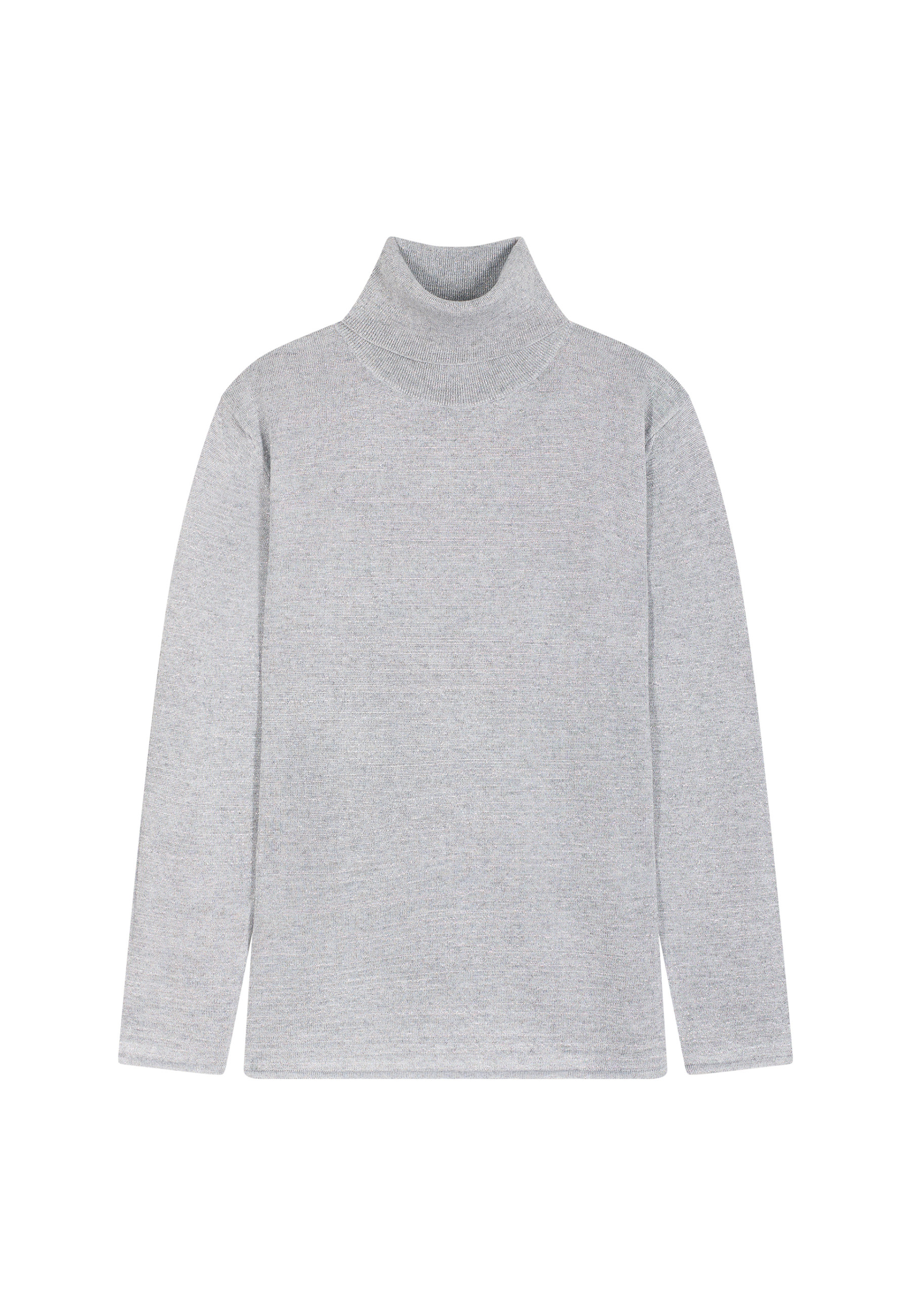 T-shirt col roulé en fibre de bambou cachemire lurex - Aéris Lux