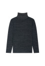 Turtleneck T-shirt in bamboo cashmere lurex fiber - Aéris Lux